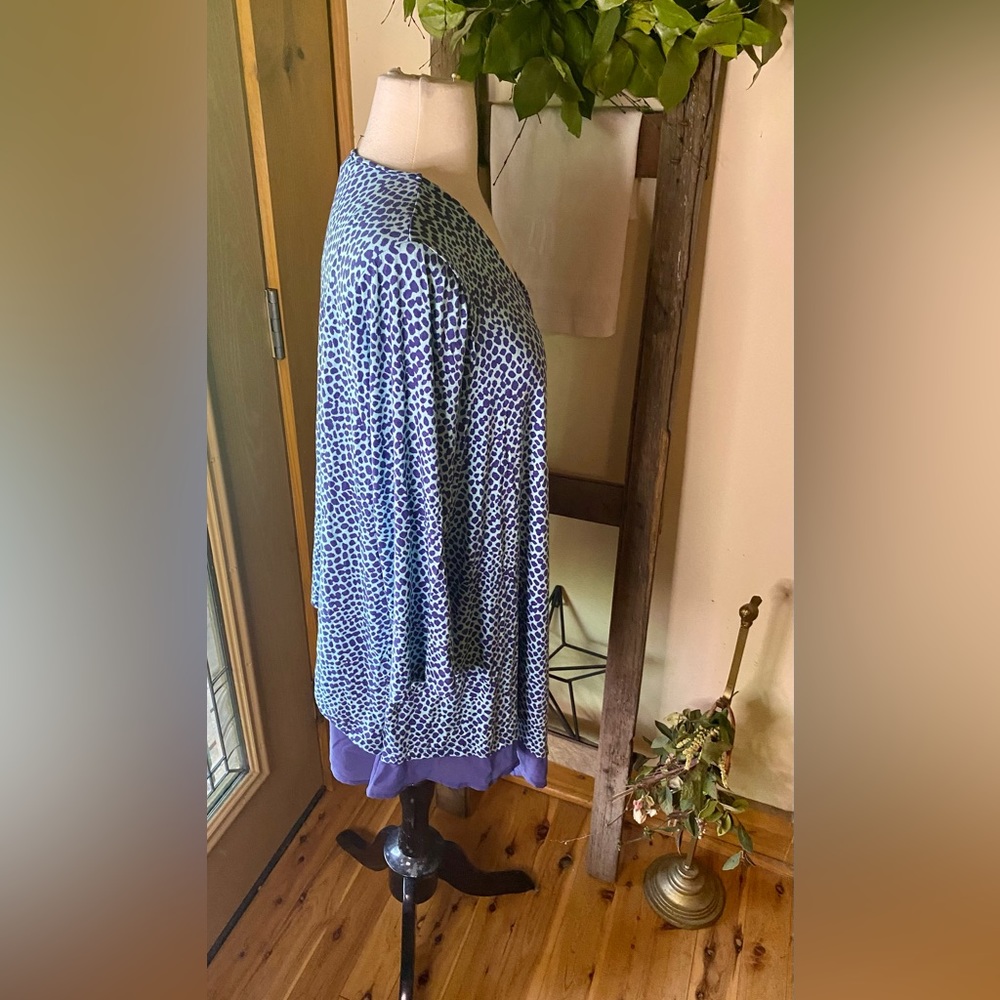 Lane Bryant Open Front Cascading Topper Nwot - image 2